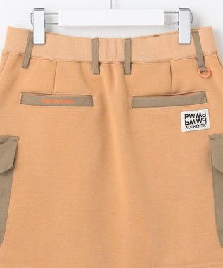 PW CIRCULUS 【WOMEN】裏毛カーゴスカート ベージュ系