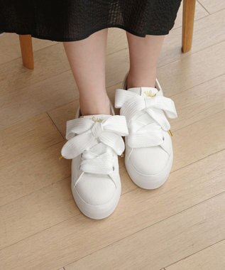 TOCCA BIGRIBBON CANVAS SNEAKERS スニーカー ホワイト系