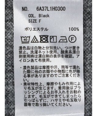 Green Parks 柄圧縮ポンチキーネックジャンスカ Black