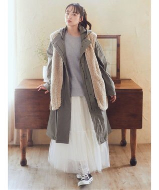 earth music&ecology マルチｗａｙモッズコート Khaki
