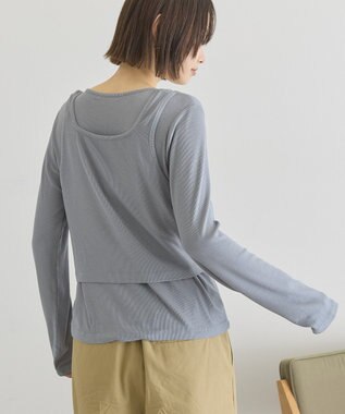 AMERICAN HOLIC 【2点セット】カーディガン+タンクトップ Gray