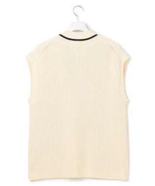 J.PRESS YORK STREET 【UNISEX】チルデンニット ベスト アイボリー系