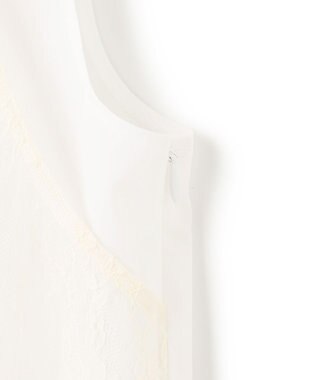 BEIGE， DULYS / ノースリーブブラウス White× Ecru