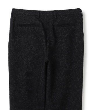 JOSEPH HOMME 【HIGH GRADE LINE】オリエンタルジャガード　タック入りストレートパンツ / HOVE TUCK ブラック系