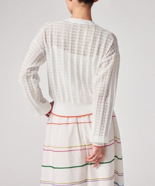 Paul Smith シアー クルーネック カーディガン ホワイト