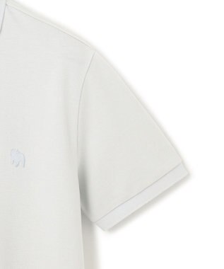 J.PRESS MEN 【大人気】アメリカンコットン鹿の子 バックブルポロシャツ サックスブルー系