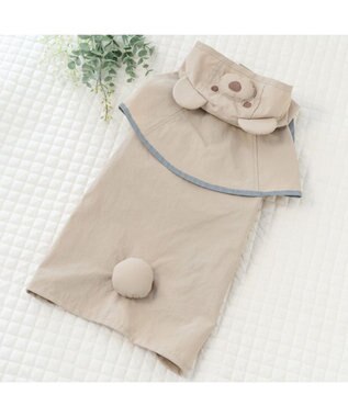 PET PARADISE ペットパラダイス くまちゃん ケープ付き レインコート 小型犬 モカ