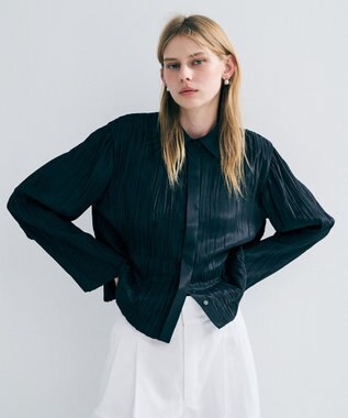 uncrave マシーンプリーツ シャツ