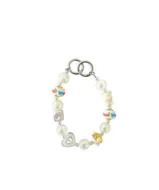 WEGO クリアミックスビーズハンドストラップ