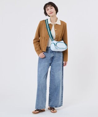 LeSportsac 3 POCKET SHOULDER/スペクテイタークリアスカイ/ティール スペクテイタークリアスカイ/ティール