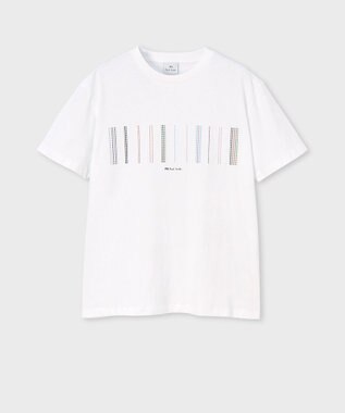 Paul Smith バブル ステッチ 半袖Tシャツ ホワイト