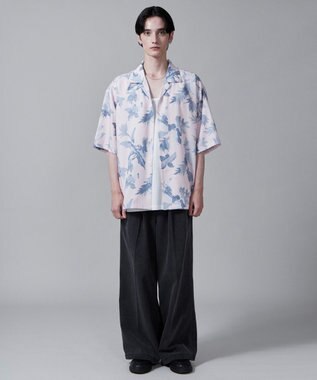 WEGO 【ユニセックス着用ITEM/MLサイズ展開】トロミアロハシャツ（S） ピンク