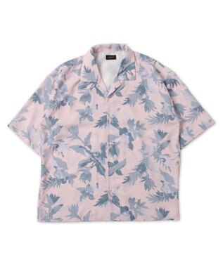 WEGO 【ユニセックス着用ITEM/MLサイズ展開】トロミアロハシャツ（S） ピンク