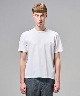 JOSEPH HOMME クリアコットンカノコ クルーネックTシャツ ホワイト系