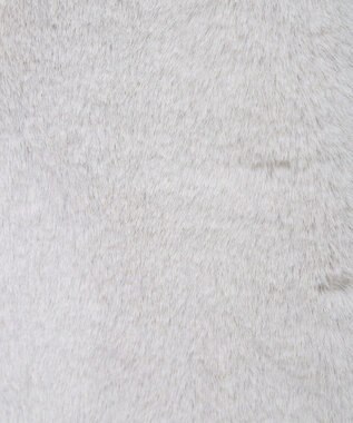 CRAFT STANDARD BOUTIQUE エコファー×ムートンチュニックベスト Light Gray