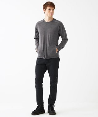 JOSEPH ABBOUD MOUNTAIN 【UNISEX】メリノウール天竺 カットソー ライトグレー系