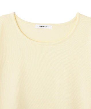 AMERICAN HOLIC ウォッシャブル デイリーニットプルオーバー Yellow