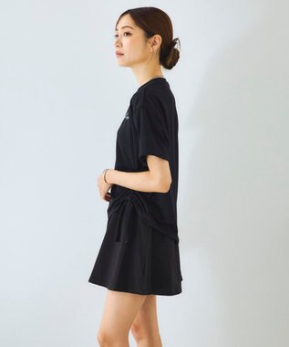 OP／FILA 【Kappa】サイドシャーリングTシャツ 4点セット水着 ブラック