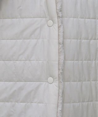 Tiaclasse 【2WAY】エコファーキルティングリバーシブルコート ベージュ