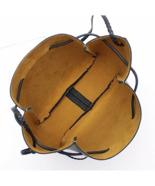 A.D.M.J. 【牛革】モーツァルト/巾着ショルダーS ブラック