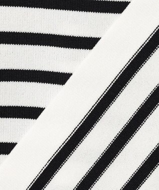 組曲 フラワーメタル ニットTシャツ オフボーダー