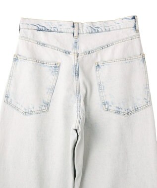 CRAFT STANDARD BOUTIQUE ハイブリーチケミカル加工デニムワイドパンツ Light Indigo