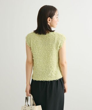 Green Parks ・ｓｗｉｎｇ　ｂｙ　チュールヤーンプルオーバー Light Yellow