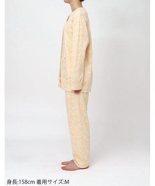 tsumori chisato SLEEP ツモリチサト パジャマ 綿100%(本体) オーガニックコットン使用 長袖 長ズボン レディース UDX596/ワコール クリーム