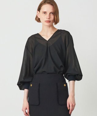 BEIGE， MOYE / ブラウス Navy