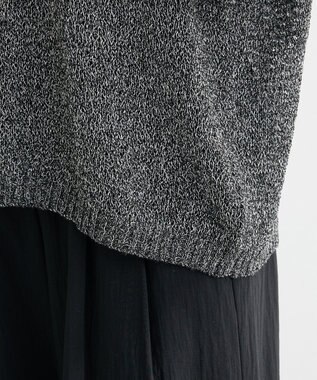 Green Parks ざっくりニットプルオーバー Gray