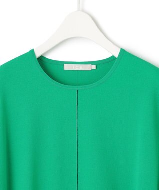 ICB 【洗える】VIS/NYハイゲージ 半袖プルオーバー コバルトグリーン系