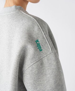OP／FILA 【Kappa】Tennis Clubデザイン ユニセックススウェット グレー