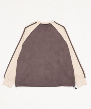 WEGO 【ユニセックス着用ITEM】フェイクスウェードゲームプルオーバー ブラック中濃色