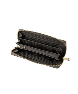 CLATHAS イヴェット ラウンド長財布 ダークグレー