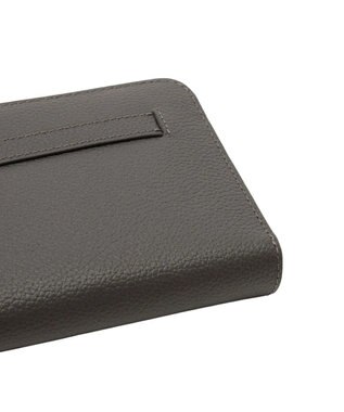 CLATHAS イヴェット ラウンド長財布 ダークグレー