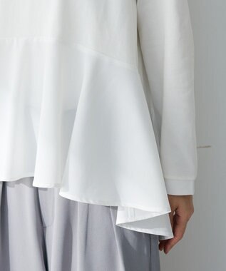 Green Parks ペプラムドッキングプルオーバー Off White