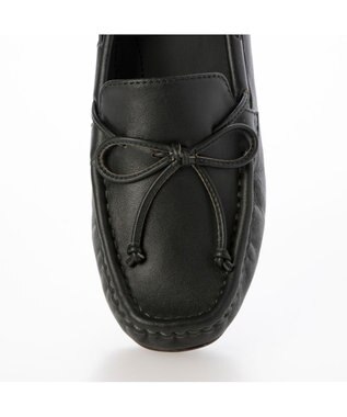 ing <ing>【3E】リボンモカシンシューズ グリーン