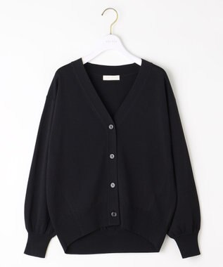 ANY SIS 【洗える】コクーンシルエット カーディガン ネイビー