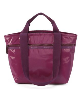 LeSportsac TWO HANDLE ZIP TOTE/パープルベリーシャイン パープルベリーシャイン