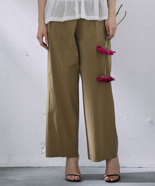 自由区 【カトリエムブーケ】Envelopper ワイドストレートラップパンツ