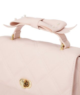 Maison de FLEUR キルティングフラップバッグ Pink