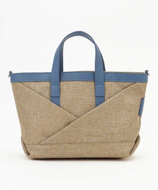 Y'SACCS リネンライク　イニシャルトート　Sサイズ ベージュ