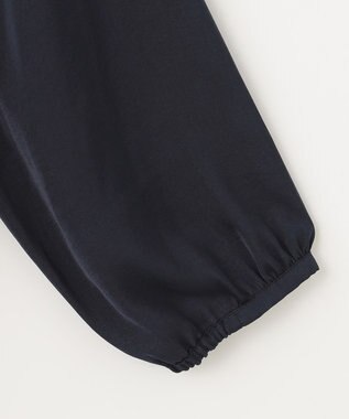 ANY 【洗える・ウエストゴム】セレモニープリーツワンピース ネイビー系