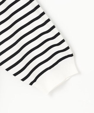 組曲 フラワーメタル ニットTシャツ オフボーダー