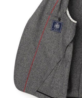 J.PRESS MEN 【J.PRESS ORIGINALS】【UNISEX】Light Homespun 3B Jacket / Baggy-Fit ライトグレー系