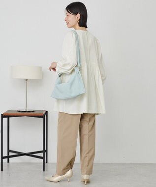 AMERICAN HOLIC DOTジャガードティアードブラウス Ivory