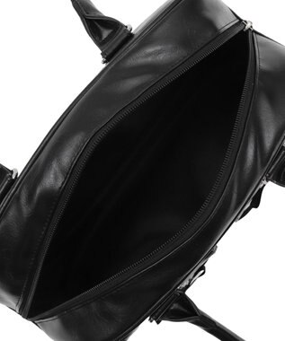 WEGO レースアップボストンバッグ ブラック