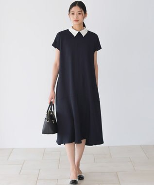 組曲 S 【先行予約】ライトリネンライク ワンピース ネイビー系