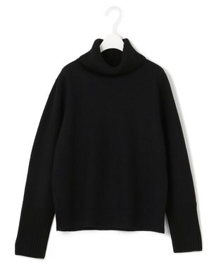 ICB ミルドウール オフタートルプルオーバー ブラック系