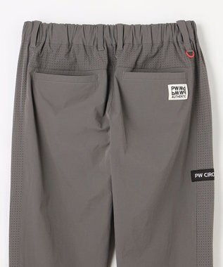 PW CIRCULUS 【MEN】サイドパンチング テーパードパンツ ゴルフ グレー系